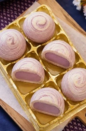 Flaky Skin Taro with Melon Seed