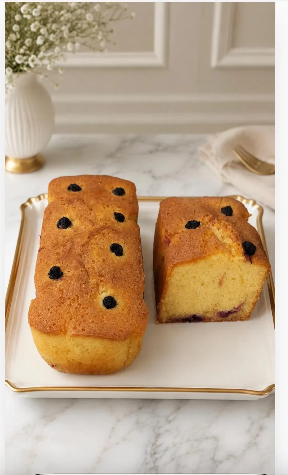 Blueberry Butter Cake