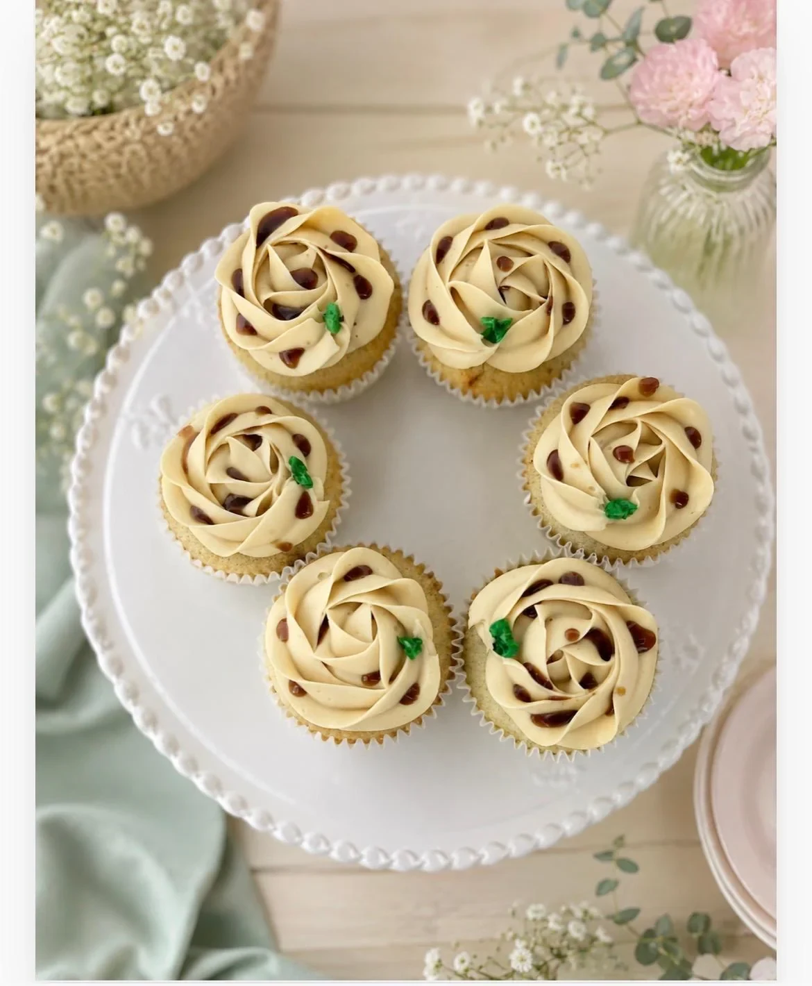 Pandan Gula Melaka Cupcake