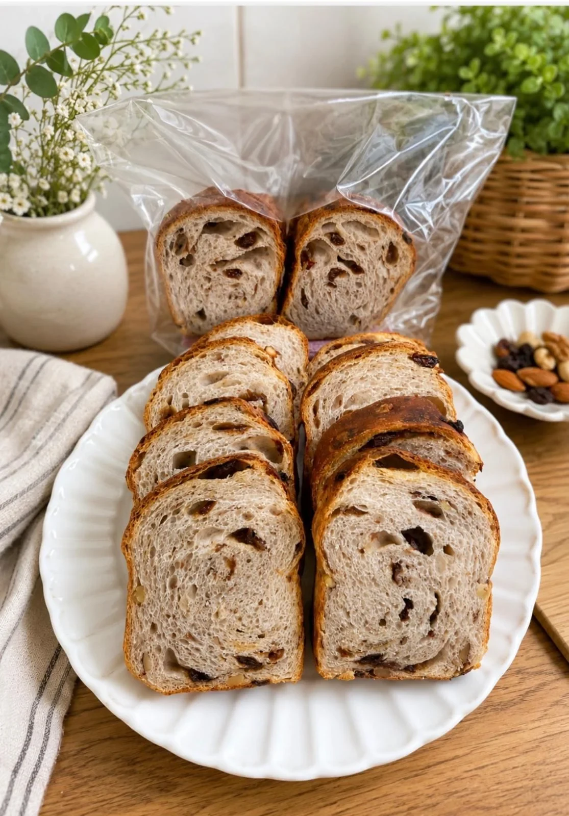 Walnut Raisin Bread