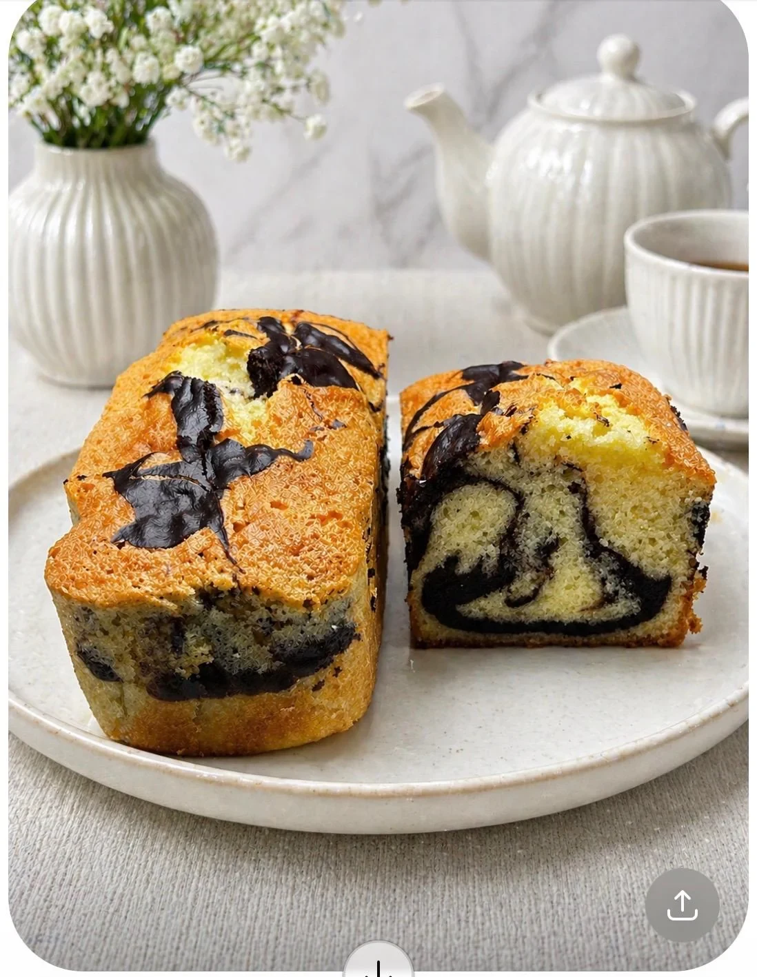 Marble Butter Cake